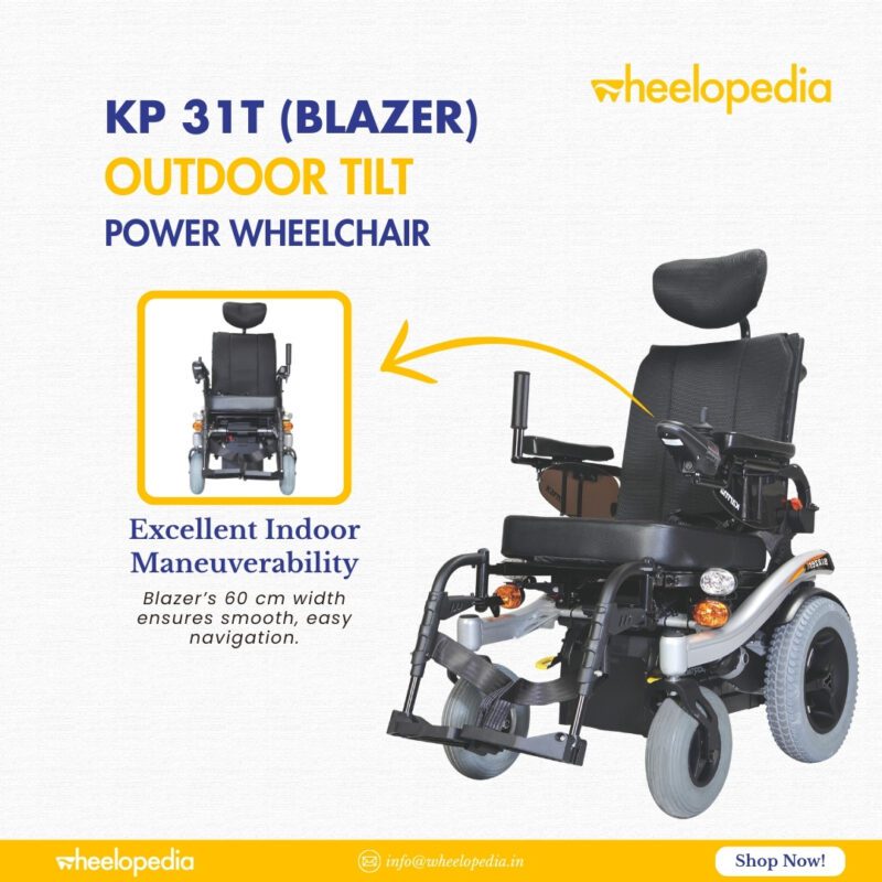 KP 31T Blazer Outdoor Tilt Electric Wheelchair
