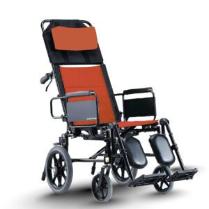 KM 5000 F14 Aluminium Recline With Headrest Manual Wheelchair