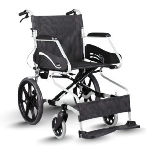 SM150.3 F16 Aluminium Foldable Light Weight Travel Wheelchair