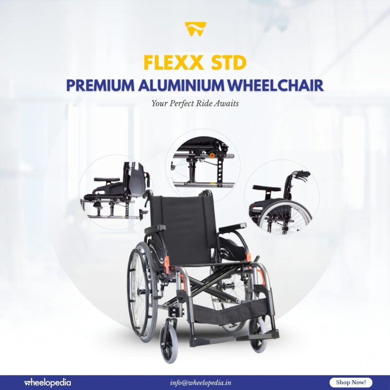 Flexx STD Aluminium Detachable Premium Manual Wheelchair