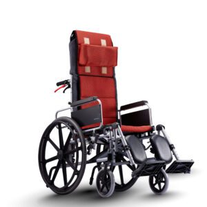 KM 5000 F24 Aluminium Recline With Headrest Manual Wheelchair