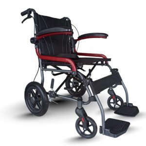 Ryder 6 Steel Light Foldable Attendant Driven Manual Wheelchair