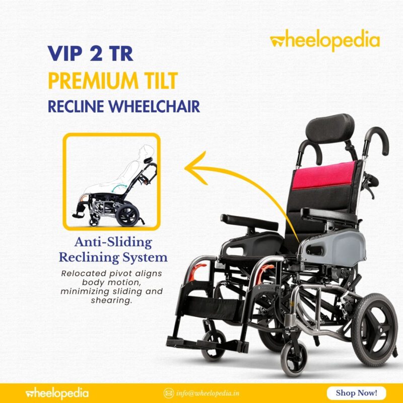 VIP 2 TR Premium Tilt and Recline Wheelchair