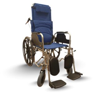 Aurora 4E Aluminium Recline With Headrest Manual Wheelchair