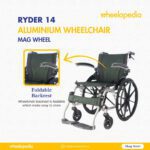 Ryder 14 Aluminium Wheelchair Mag Wheel