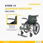 Ryder 14 Aluminium Wheelchair Mag Wheel