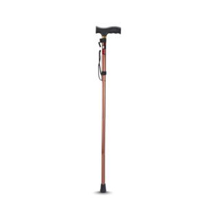 Karma WS 121 Bronze Adjustable Walking Sticks for Elderly | Lightweight Anti- Slip Walking Stick