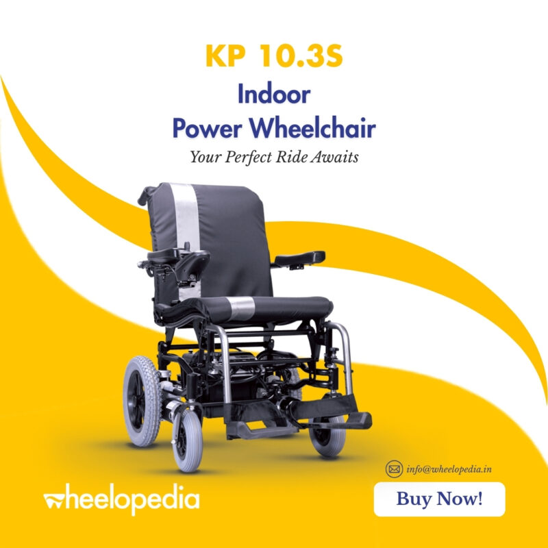 Foldable Indoor Power Wheelchair