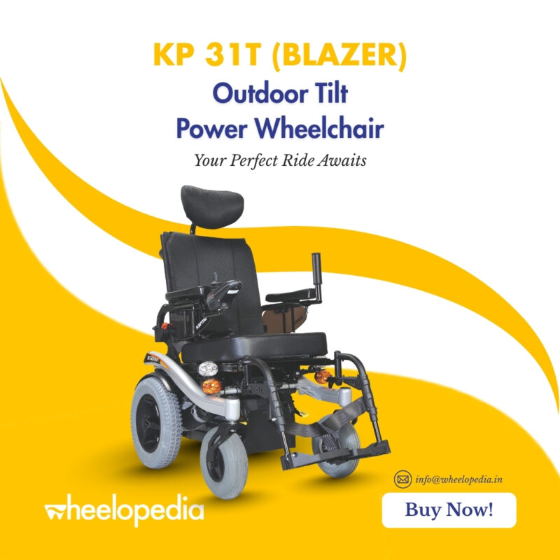 Outdoor Tilt Electric Wheelchair