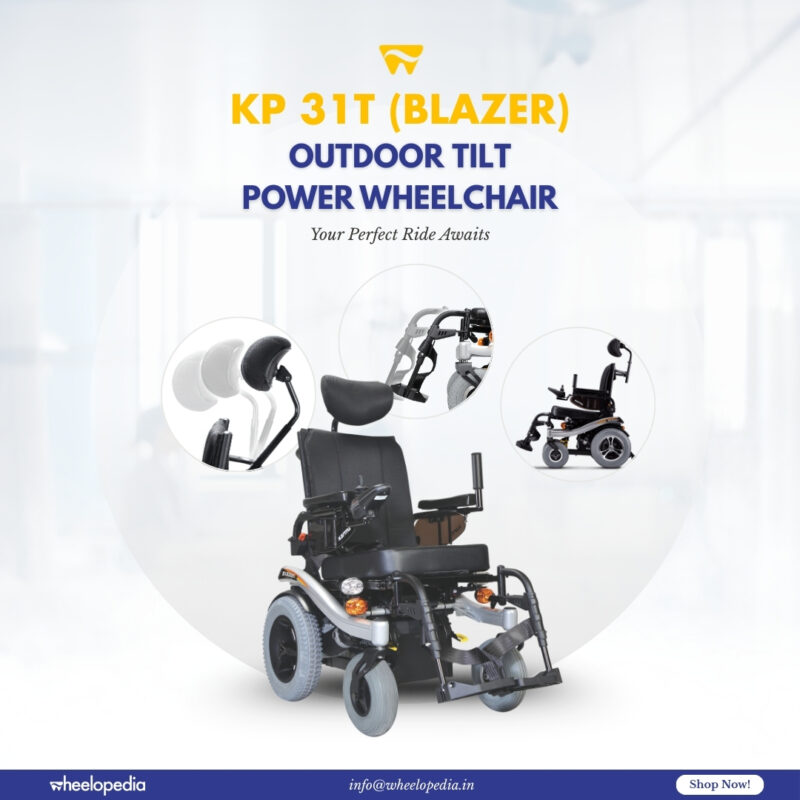 KP 31T Blazer Outdoor Tilt Electric Wheelchair