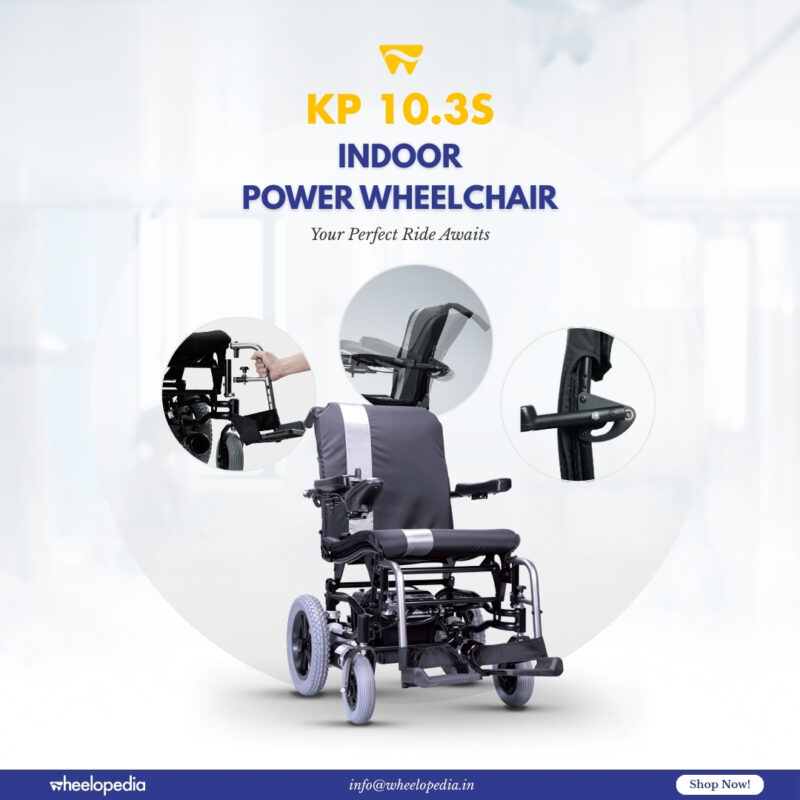 Foldable Indoor Power Wheelchair