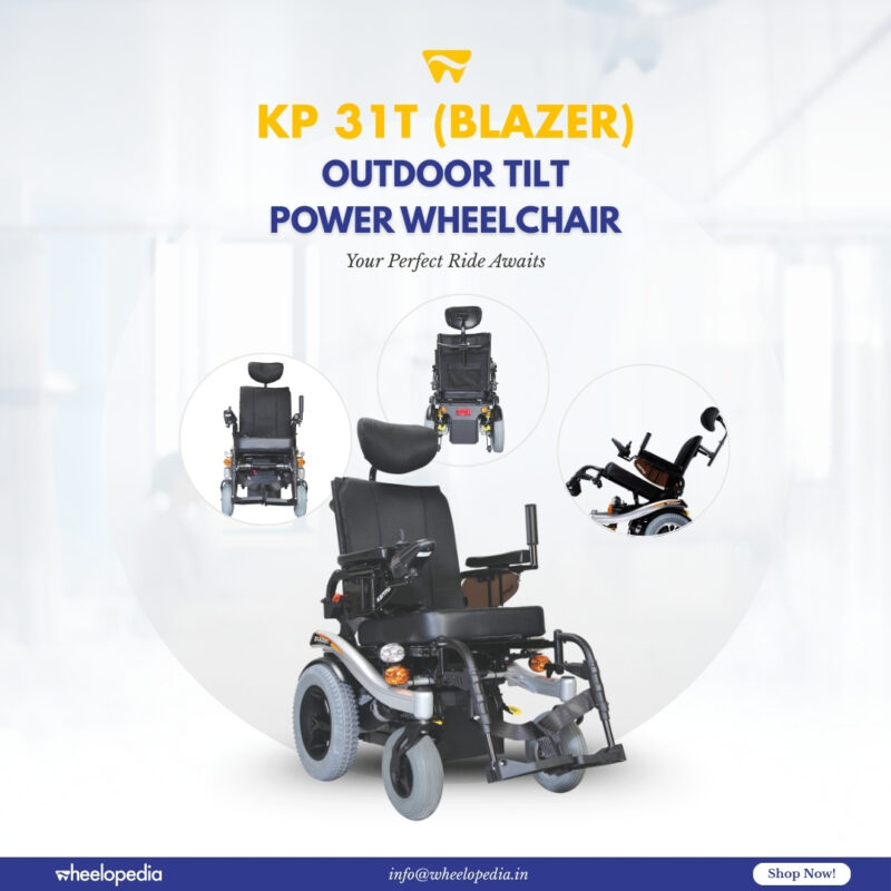 KP 31T Blazer Outdoor Tilt Electric Wheelchair