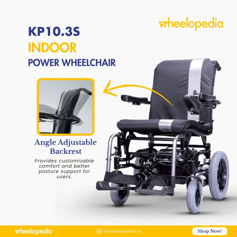 Foldable Indoor Power Wheelchair