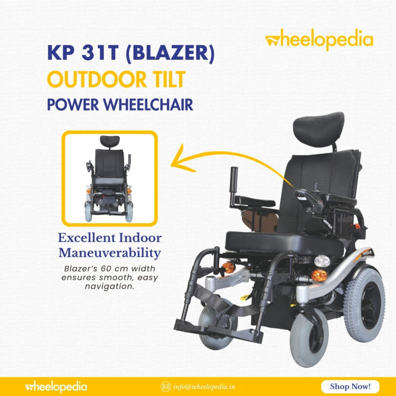 KP 31T Blazer Outdoor Tilt Electric Wheelchair