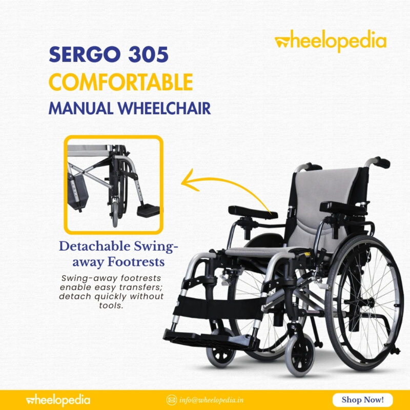 Sergo 305 Lightweight Aluminium Wheelchair