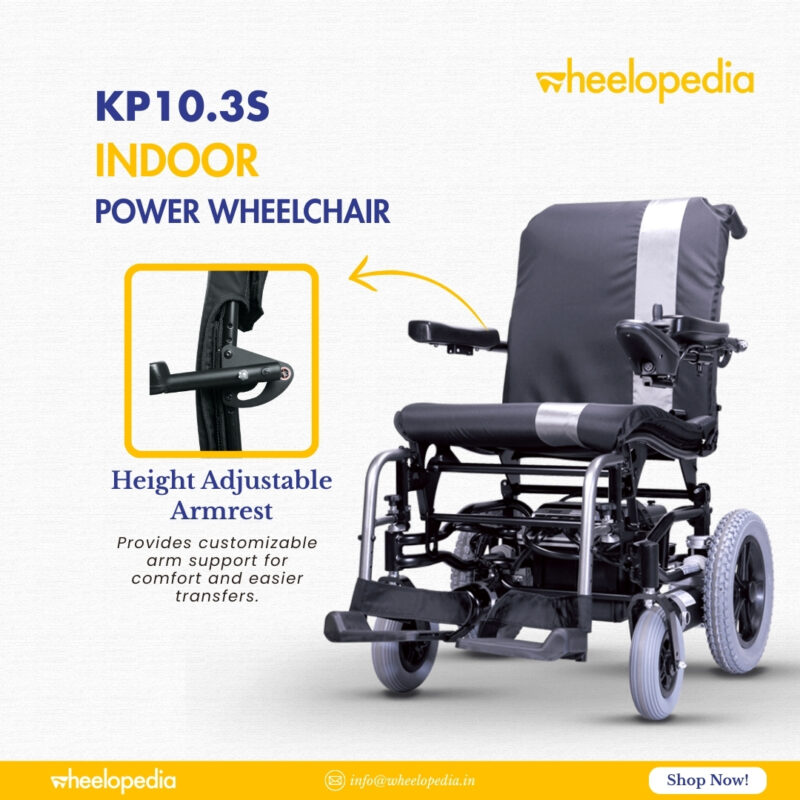 Foldable Indoor Power Wheelchair