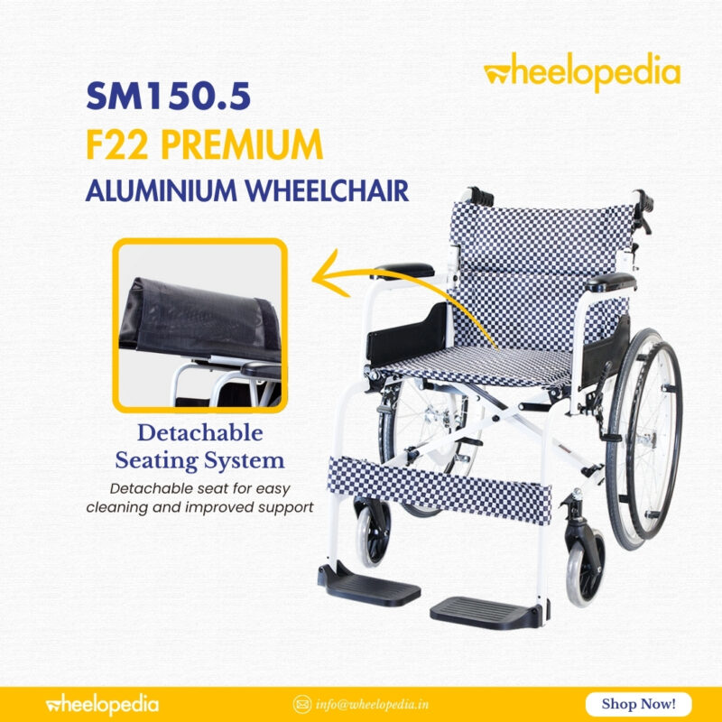 SM150.5 F22 Premium Aluminium Wheelchair