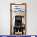 KM 5000 F14 Aluminium Recline With Headrest Manual Wheelchair