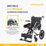 SM150.3 F16 Premium Aluminium Wheelchair SM150.3 F16 Premium Aluminium Wheelchair