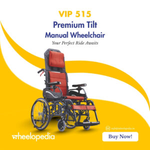 VIP 515 Premium Tilt Manual Wheelchair