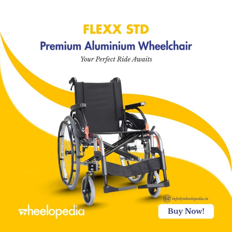 Flexx STD Aluminium Detachable Premium Manual Wheelchair