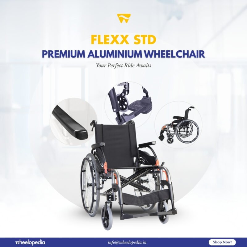 Flexx STD Aluminium Detachable Premium Manual Wheelchair