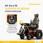 KP 45.5 TR Outdoor Tilt Recline Electric Wheelchair