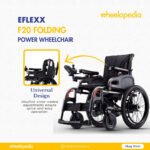 Eflexx F20 Aluminium Lithium Folding Powered Wheelchair