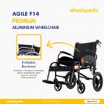 Agile F14 Aluminium Detachable Backrest Fold Light Wheelchair