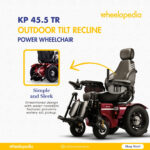 KP 45.5 TR Outdoor Tilt Recline Electric Wheelchair