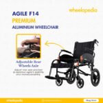 Agile F14 Aluminium Detachable Backrest Fold Light Wheelchair Agile F14 Aluminium Detachable Backrest Fold Light Wheelchair