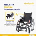 Flexx STD Aluminium Detachable Premium Manual Wheelchair Flexx STD Aluminium Detachable Premium Manual Wheelchair