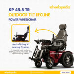 KP 45.5 TR Outdoor Tilt Recline Electric Wheelchair