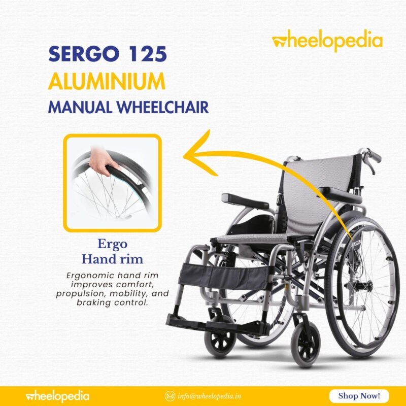 Sergo 125 Aluminium Manual Wheelchair