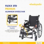 Flexx STD Aluminium Detachable Premium Manual Wheelchair Flexx STD Aluminium Detachable Premium Manual Wheelchair