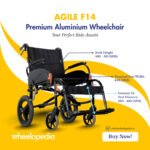 Agile F14 Aluminium Detachable Backrest Fold Light Wheelchair Agile F14 Aluminium Detachable Backrest Fold Light Wheelchair