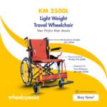 KM-2500L Aluminium Foldable Self Propelled Travel Wheelchair KM-2500L Aluminium Foldable Self Propelled Travel Wheelchair