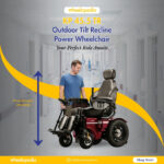 KP 45.5 TR Outdoor Tilt Recline Electric Wheelchair