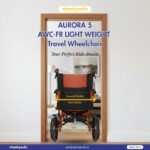 Aurora 5 Light Weight Aluminium Foldable Travel Wheelchair