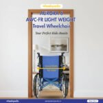 Aurora 6 Light Weight Aluminium Foldable Travel Wheelchair
