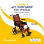 Aurora 5 Light Weight Aluminium Foldable Travel Wheelchair