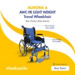 Aurora 6 Light Weight Aluminium Foldable Travel Wheelchair