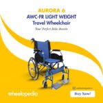 Aurora 6 Light Weight Aluminium Foldable Travel Wheelchair