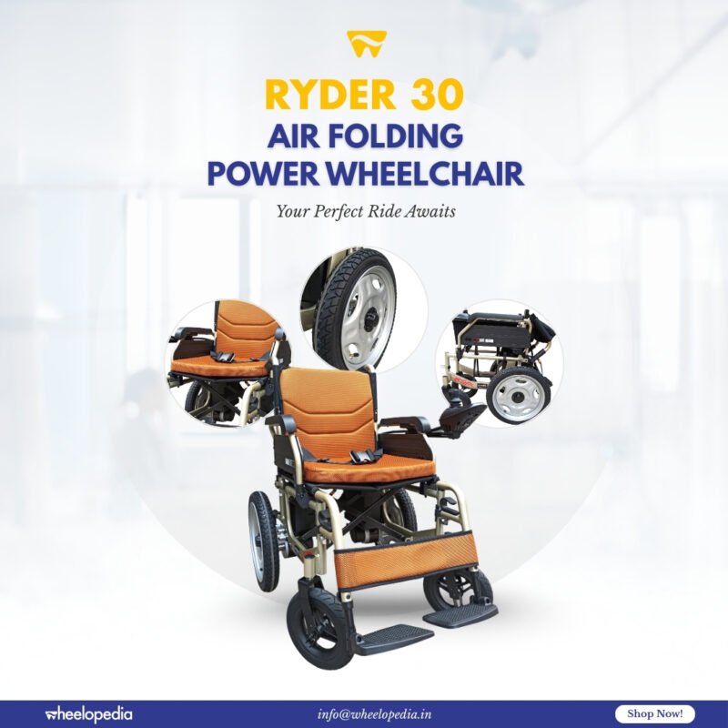 Ryder 30 Air Folding Power Wheelchair