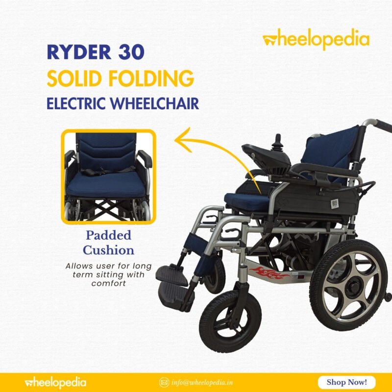 Ryder 30 Solid Folding Electric Wheelchair