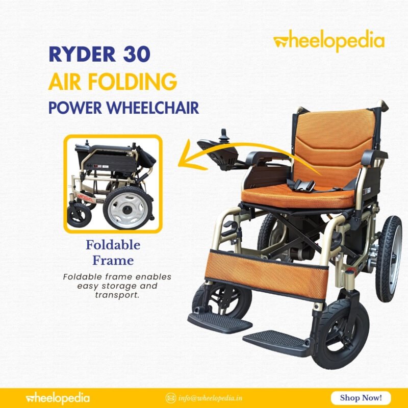 Ryder 30 Air Folding Power Wheelchair