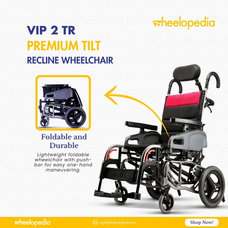 VIP 2 TR Premium Tilt and Recline Wheelchair