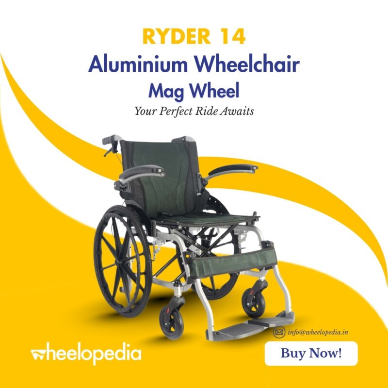 Ryder 14 Aluminium Wheelchair Mag Wheel