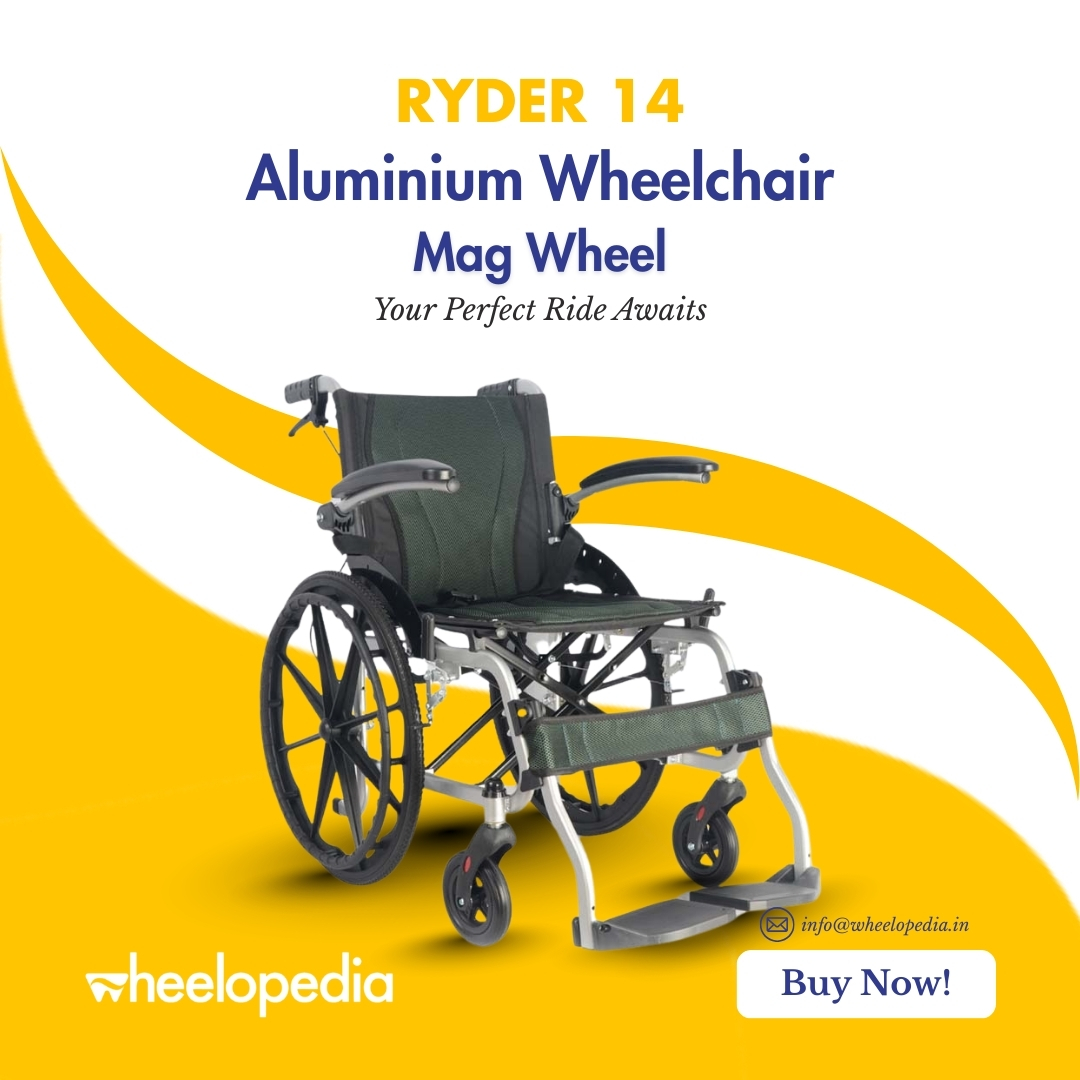 Ryder 14 Aluminium Wheelchair Mag Wheel