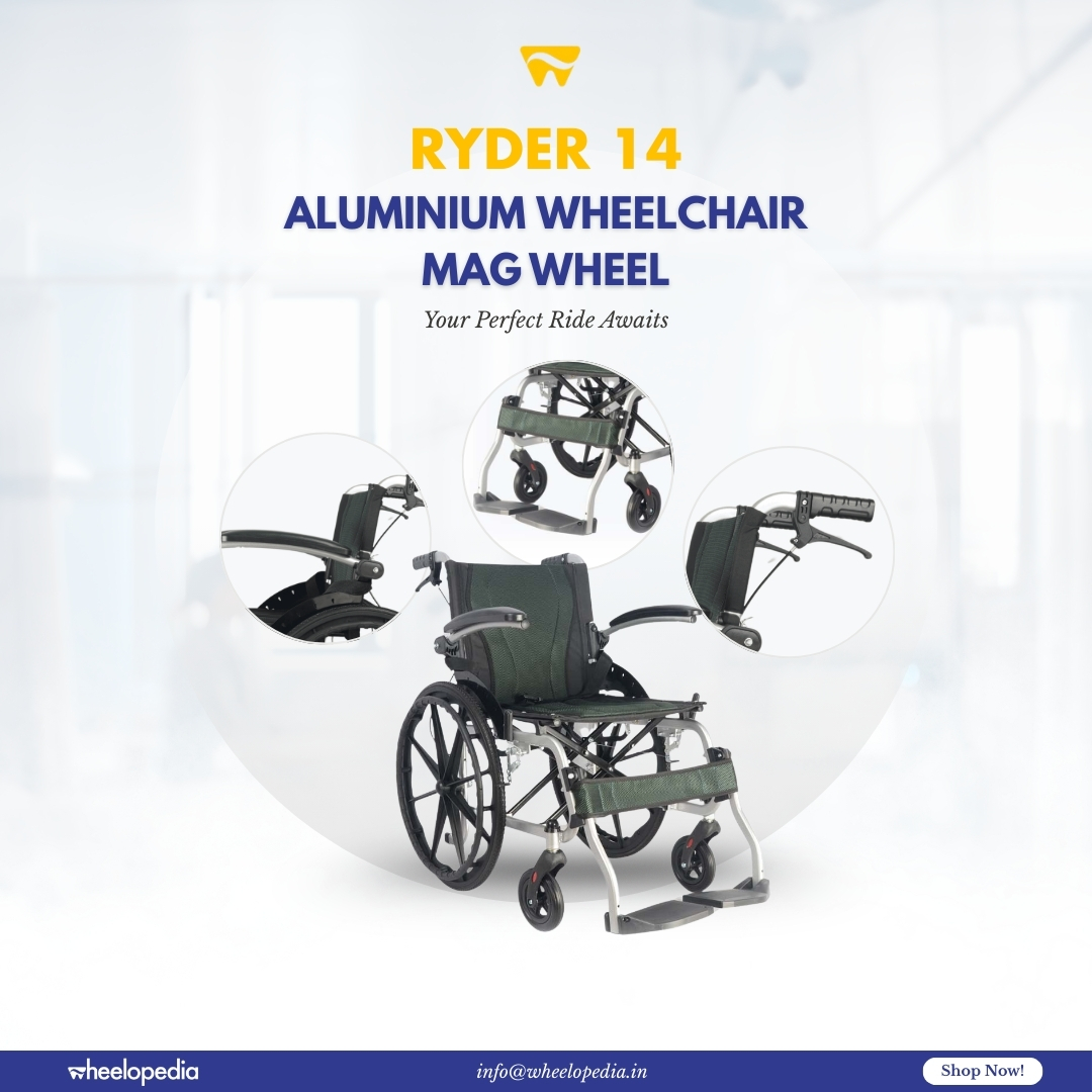 Ryder 14 Aluminium Wheelchair Mag Wheel
